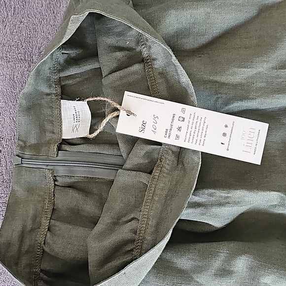 100% Linen Skirt - Picture 2 of 4